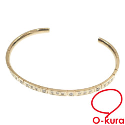 【中古】 エスジェイエックス ダイヤモンド バングル レディース K18YG 0.33ct 17.7g 18金 750 イエローゴールド