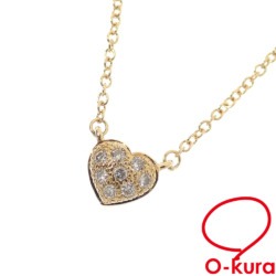 【中古】 ヴァンドーム青山 ダイヤモンド ネックレス レディース K18YG 2.0g 18金 イエローゴールド 750