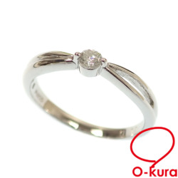【中古】 ダイヤモンド リング レディース Pt900 11.5号 0.11ct 3.1g プラチナ 指輪