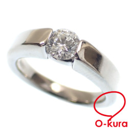【中古】 ダイヤモンド リング レディース Pt900 7.5号 0.431ct 6.8g プラチナ 指輪