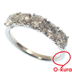 【中古】 ダイヤモンド リング レディース Pt950 12号 1.62ct 4.5g プラチナ 指輪