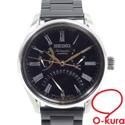 【中古】 セイコー 腕時計 プレサージュ メンズ オートマ SS 6R24-00F0 自動巻き 漆