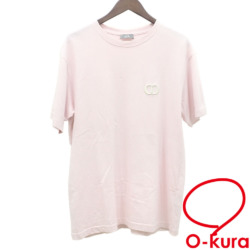 【中古】 ディオール CD ICON Tシャツ メンズ 半袖 コットン ピンク Mサイズ 943J605A0554 古着 アパレル トップス 洋服