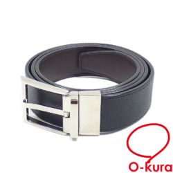 【中古】【未使用品】 バリー リバーシブル ベルト メンズ レザー ブラック ブラウン 110cm 44インチ 6212791 アパレル